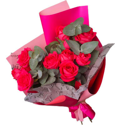 Bouquet de roses rouges